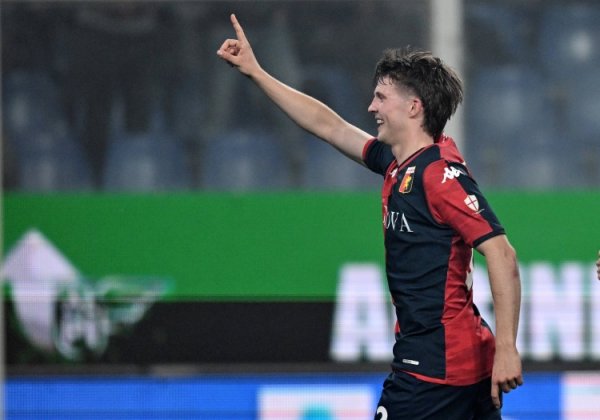 意媒：罗马专门热那亚中场弗伦德鲁普，但愿在冬季用皮西利换租